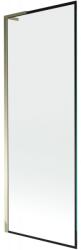 Mexen Next L, 1 szárnyú kádparaván 70 x 150 cm, 6mm átlátszó üveg-fekete mintás, arany fényes profil, 895-070-000-03-70-50 (895-070-000-03-70-50)