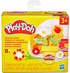 Hasbro Play-Doh: Floricele mici - Set de plastilină floarea-soarelui și margaretă - Hasbro (G2476/G2479)