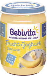 Bebivita Дует Йогурт с плодове - банани 190 гр. - 10 месеца