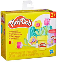Hasbro Play-Doh: Floricele mici - Set de plastilină cu lalea și narcisă - Hasbro (G2476/G2478)