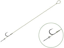 Delphin NOLIMIT 12cm 4-es Füles, Szakállas Előkötött Horog Csalitüskével 6db (101003762)