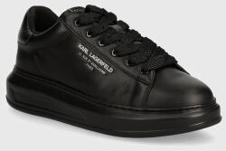 Karl Lagerfeld bőr sportcipő KAPRI MENS - fekete Férfi 40 - answear - 51 990 Ft
