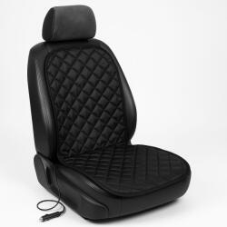 Maxspeed Fűthető ülésvédő 12V / 35W, fekete, steppelt mintával Maxspeed WY9504