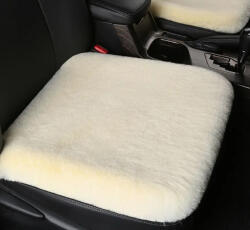 Autolife Ülésvédő, puha szőrős, fehér, Autolife 01877