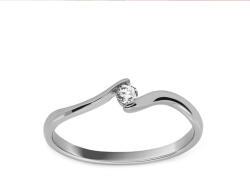 Heratis Forever Egyedi Mirabell gyémántgyűrű, 14 K fehérarany IZBR1478A