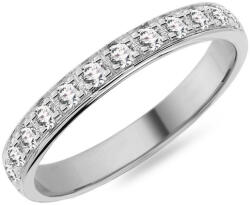  Női karikagyűrű lab-grown gyémántokkal, 2, 8 mm, fehérarany IZKR020A-F-LG