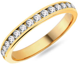  Női karikagyűrű cirkónia kövekkel 2, 8 mm IZKR013-F-CZ