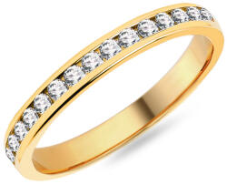  Női karikagyűrű 2, 5 mm, cirkónia kövekkel IZKR012-F-CZ