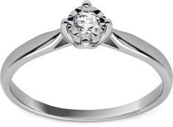 Heratis Forever Bájos Selah gyémántgyűrű, 14K fehérarany IZBR1477A