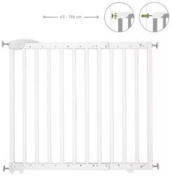 Badabulle Deco Pop biztonsági fa ajtórács 63-106 cm - Fehér B025225