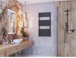 Gamma Design classic törölközőszárító radiátor 60cm x 120cm, fekete (CLAS-12060-BK)