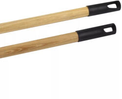  Nyél fa 120cm, Natúr, műanyag végekkel, csavarós (5999564890019)