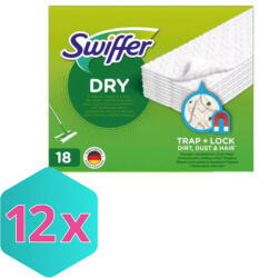 Swiffer Padlótörlő Utántöltő 18 darabos KARTON - 12 db (K8006540307908)