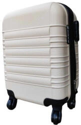 Leonardo Da Vinci Bőrönd xs méret 40 x 30 x 20 cm bézs színben kivehető kerekekkel Wizzair ingyenes (le-2088-beige)