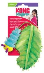 KONG Cat Flingaroo CATerpillar hernyó levéllel, polipropilén