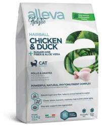 Alleva HOLISTIC macska szőrlabda csirke & kacsa & cukornád rost & aloe vera 5 kg