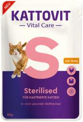 KATTOVIT Vital Care Sterilized csirke tasak 85g