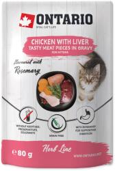 ONTARIO Kitten tasak csirke májjal szószban 80g