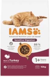 Iams Macskatáp Felnőtt Érzékeny Emésztés Pulyka 10kg