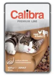 Calibra POUCH Premium macska Adult Bárány & szárnyas szószban 24 x 100 g