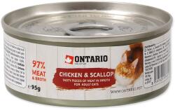 ONTARIO konzerv csirkedarabokkal és kagylóval 95g