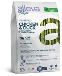 Alleva HOLISTIC macska ivartalanított csirke & kacsa & cukornád rost & ginzeng 5 kg