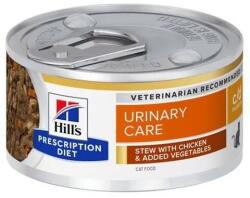 Hill's Diet Feline Stew c/d Multicare csirkehússal és zöldségekkel konzerv NEW 82 g