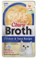 Inaba Foods CIAO Broth Macska Alutasak Csirke & Tonhal 12 x 40 g