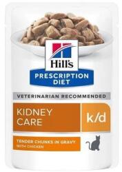 Hill's Diet Feline k/d ALUTASAK Csirke ÚJ 12x85 g
