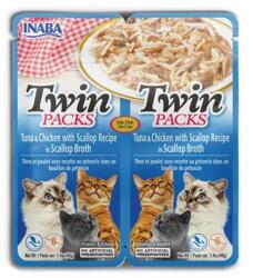Inaba Foods Twin Packs Cat Alutasak Tonhal & Csirke fésűkagylóval 12 x 80 g