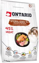  Ontario Cat Sterilised 7+0, 4kg macskaeledel