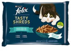  Nestlé FELIX Tasty shreds macska multipack lazac & tonhal szószban alutasak 4x80 g