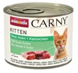 Animonda ® macska Kitten marha, csirkehús és nyúl csomagolás 12 x 200 g konzerv