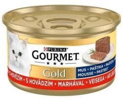  Nestlé GOURMET GOLD macska marhahúsos pástétom konzerv 12x85 g