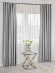  (12 szín) Gilbert dekor függöny - Világosszürke - 300cm
