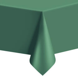 PartyPal Műanyag asztalterítő 137x274cm, Sötétzöld (LUFI451115)