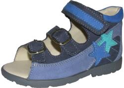 Szamos kölyök 20-as SZAMOS supinált szandál fiúknak - kék csillagos
