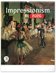 Realsystem Falinaptár képes 480×560mm Impressionism Realsystem 2026 (6095-IM) - officefirst