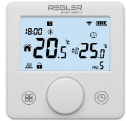 REGLER Termostat incalzire pardoseala REGLER RG-311W, baterie, fara fir, alb
