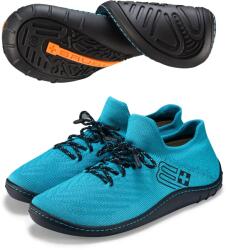 BRUBECK BAREFOOT 25' Női merinó gyapjú mezítlábas cipő - Türkiz / Fekete - brubecksport