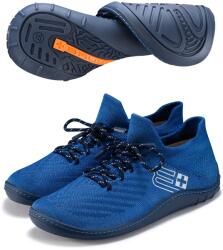 BRUBECK BAREFOOT 25' Női merinó gyapjú mezítlábas cipő - Kék / Sötétkék - brubecksport