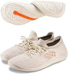 BRUBECK BAREFOOT 25' Férfi merinó gyapjú mezítlábas cipő - Krém - brubecksport