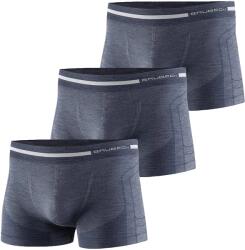 BRUBECK COMFORT WOOL Férfi merinó gyapjú boxer 3-as csomag