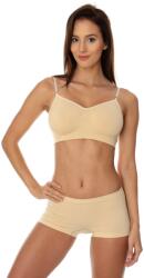 BRUBECK COMFORT COTTON Kényelmes melltartó - Bézs - brubecksport