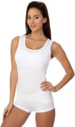 BRUBECK COMFORT COTTON Női ujjatlan trikó - Fehér - brubecksport
