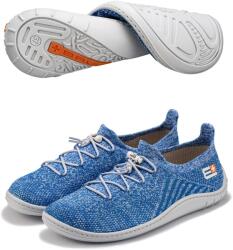 BRUBECK BAREFOOT Női merinó gyapjú mezítlábas cipő - Világoskék - brubecksport