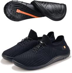 BRUBECK BAREFOOT Férfi merinó gyapjú mezítlábas cipő - Fekete