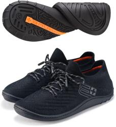 BRUBECK BAREFOOT 25' Női merinó gyapjú mezítlábas cipő - Fekete - brubecksport