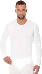 BRUBECK COMFORT COTTON Férfi hosszú ujjú póló - Fehér - brubecksport