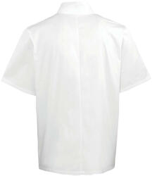 Premier PR664 CHEF'S SHORT SLEEVE STUD JACKET XL (PR664WHITXL)